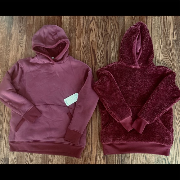 NWT Athleta Reversible Sherpa Hoodie - Picture 7 of 8